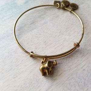 Alex and Ani Elephant Charm Bangle